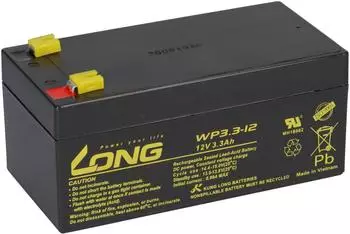 Kung Long Blei-AGM-Batterie 12V 3,3Ah VdS (RBC47)