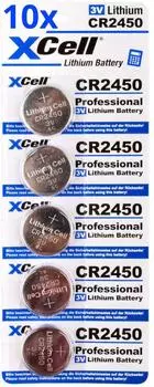 XCell CR2450 Lithium-Knopfzelle 3V 620mAh 50er-Pack (CR2450)