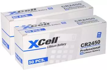 XCell CR2450 Lithium-Knopfzelle 3V 620mAh 100er Pack (6190)