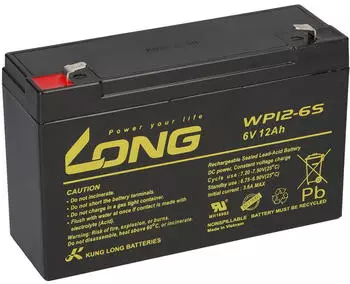 Kung Long WP12-6S AGM-Akku 6V 12Ah (6216)