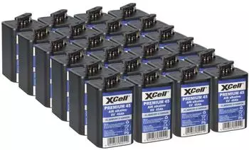 XCell 4R25 Blockbatterie 6V 45Ah, 24er-Pack (13430)