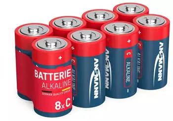 Ansmann Alkaline Batterien Baby C (LR14) 1,5V, 8er-Pack (5015571-01)