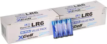 XCell AA LR6 Mignon Super Alkaline Batterien 80er Pack (10284)