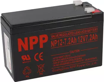 NPP NP12-7.2 AGM Blei-Akku 12V 7,2Ah (4203)