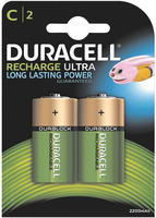 DURACELL Akkus PreCharged Ni-MH Baby C 3.000 mAh, 2 St.