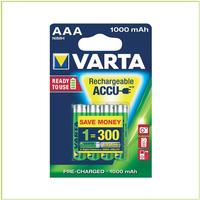 VARTA 05703301404, VARTA Ready2Use Akku Micro AAA HR3 4er Blister (1000 mAh)