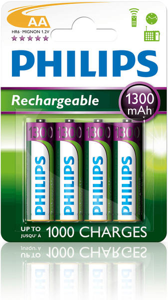 Philips AA / R6 MultiLife 1300 mAh (4 St.)