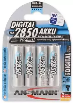 Ansmann Digital AA Mignon HR6 NiMH Akku 1,2V 2850 mAh (4 St.)