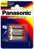 Panasonic CR-123AL/2BP, Panasonic Batterie Lithium Photo CR123, 3V Retail...