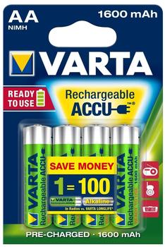 VARTA Longlife Accu Ready2Use 1,2V 1600 mAh (4 St.)