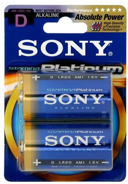 Sony D Mono / LR20 Stamina Platinum (2 St.)