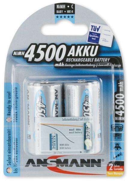 Ansmann maxE Akku-Batterie HR14 NiMH 1,2V 4500 mAh (2 St.)