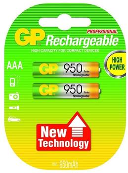 GP Hi-Power NiMH Battery AAA 1,2 V 1000 mAh (2 St.)