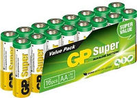 GP Batteries 03015AETA-S16, GP Batteries Super Alkaline Batterie AA Mignon 1,5V 16er