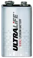 Ultralife U9VL-J-P, Ultralife Lithium E-Block 9V 1200 mAH lose Bulk U9VLJP10 U9VL-J-P