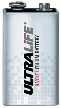 Ultralife Lithium E-Block 6LR61 U9VL-J 9V 1200 mAh