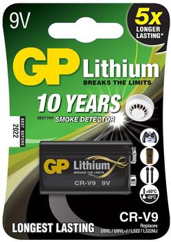 GP Batteries GP 1x Lithium 9V E-Block Batterie 800mAh