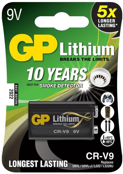 GP 1x Lithium 9V E-Block Batterie 800mAh