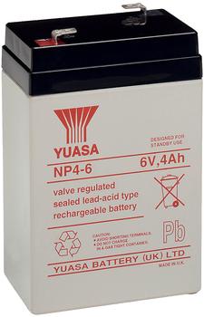 Yuasa Battery Yuasa NP4-6 Industriebatterie Akku 6V 4000 mAh