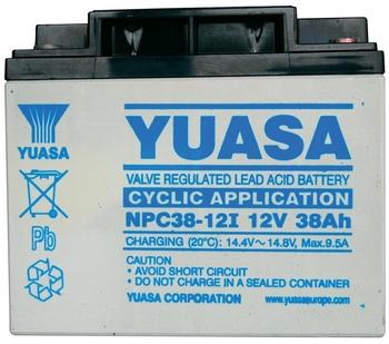 Yuasa Battery Yuasa NPC38-12 Blei-Säure-Akku 12V 38000 mAh