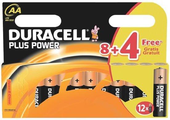 Duracell Plus Power AA Mignon 1,5V (8+4 St.)