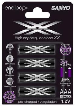 Sanyo HR-3UWXB-4BP AAA NiMH Akku 1,2V 950 mAh (4 St.)