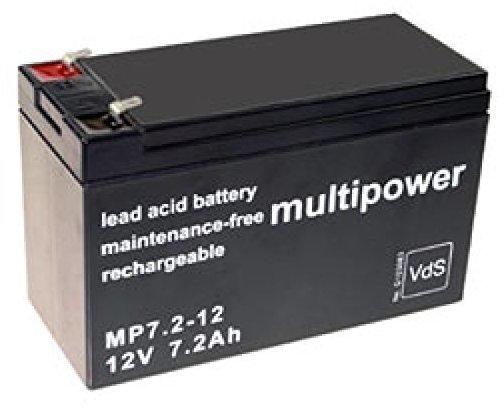 Multipower MP7.2-12 PB rechargeable battery 12V 7,2Ah