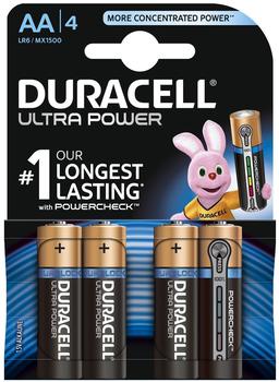 Duracell Ultra AA Mignon LR6 Alkaline Batterie 1,5V 1500 mAh (4 St.)