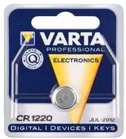 VARTA 06220101401, VARTA LITHIUM Coin CR1220 Blister 1