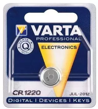 VARTA Knopfzelle CR1220 Lithium Batterie 3V 35 mAh (1-16 St.) VARTA Knopfzelle CR1220 Lithium Batterie 3V 35 mAh (1-16 St.)