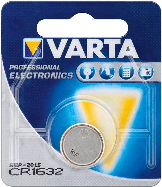 Knopfzelle Eigenschaften & Bewertungen VARTA CR1632 Knopfzelle Batterie 3V 140 mAh
