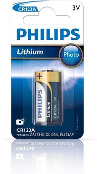 Philips ExtremeLife CR123A Fotobatterie 3V 1300 mAh