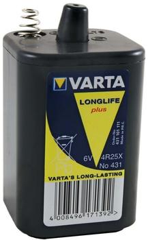 VARTA V431 / 4R25 Laternenbatterie 6V 8600 mAh