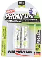 Ansmann 5030902, Ansmann DECT maxE HR06 Mignon (AA)-Akku NiMH 800 mAh 1.2V 2St.