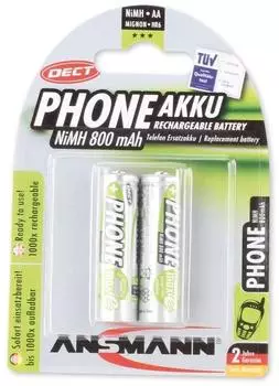 Ansmann AA / HR6 800 mAh Phone DECT Akku 2 St. (5030902)