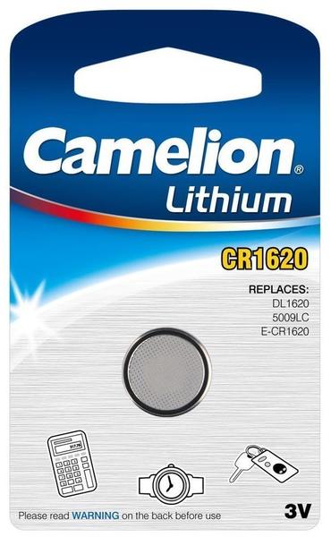 Camelion CR1620 Knopfzelle Batterie 3;0 V 90 mAh