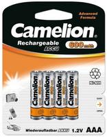 Camelion - AAA HR03 Micro 600mAh NiMH 1.2V Akku - 4er Packung