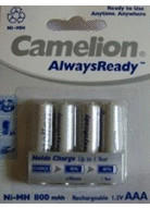 Camelion AlwaysReady AAA Hi-MH 1,2V 800 mAh, (4 St.)