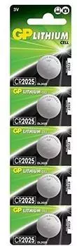 GP Knopfzelle CR2025 Lithium Batterie 3V 150 mAh