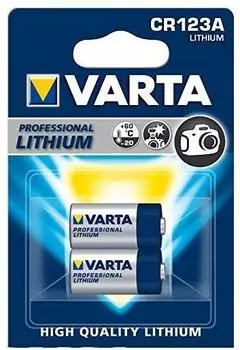 VARTA Fotobatterie CR123A Lithium 3V 1600 mAh (2 St.) VARTA Fotobatterie CR123A Lithium 3V 1600 mAh (2 St.)