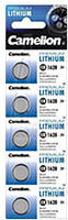 Camelion CR1620 Lithium Batterie 3V - 5er Packung