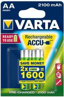 Varta 56706, Varta AA Akku Mignon NiMH 2100mAh Ready to use 2er Blister 56706