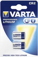 Varta 06206 301 401, Varta Professional CR2 Lithium Batterie 3.0 V 1er Pack