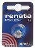 Renata CR1025 Lithium Batterie 3V - 1er Packung