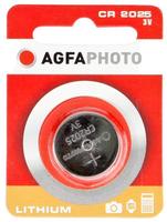 AgfaPhoto Batterie Knopfzelle CR2025 3.0V Lithium 1St.