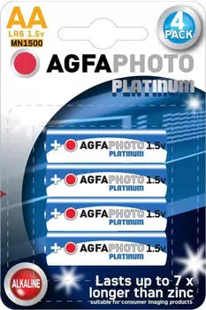 AgfaPhoto AA / LR6 AA Mignon Batterie 1,5V (4 St.)