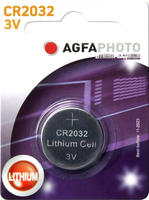 AgfaPhoto Batterie Knopfzelle CR2032 3.0V Lithium 1St.