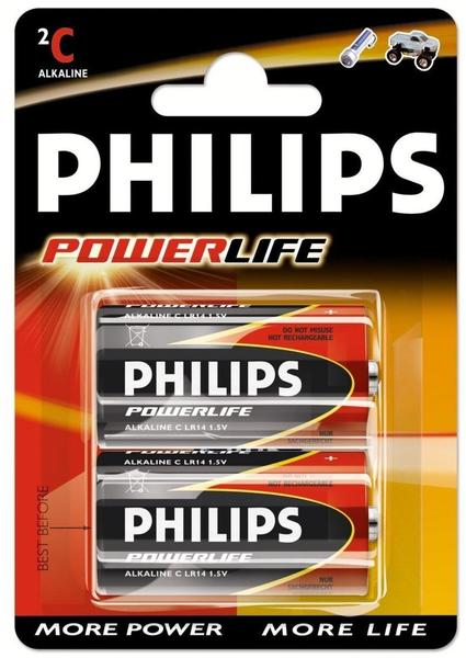 Philips C / LR14 PowerLife (2 St.)