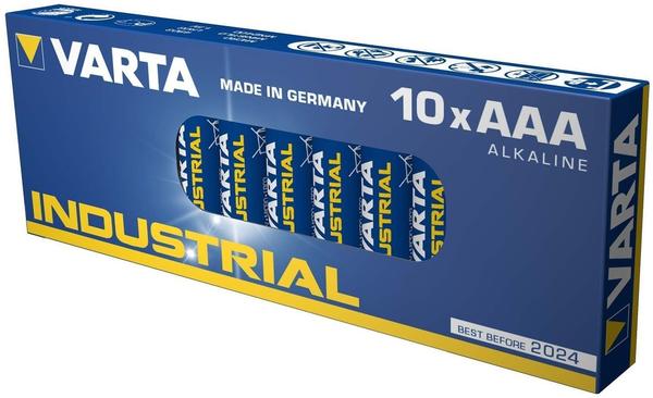 VARTA Industrial AAA LR03 Alkaline Batterie 1,5V 1200 mAh