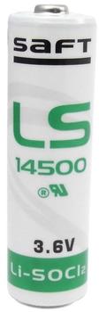Saft LS14500 AA Mignon R6 Lithium Batterie 3,6V 2600 mAh